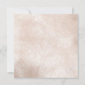 Blue Pink Hydrangea 100th Birthday Party Square Kaart (Achterkant)