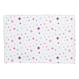 Blue Pink Purple Stars Cosmic Space. Kussensloop
