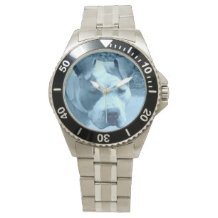 Blue Pit Bull Watch Horloge