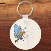 Blue Pixie Dust Sleutelhanger (Voorkant)
