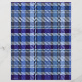 Blue Plaid Bulk Scrapbook Paper Pages Flyer (Achterkant)