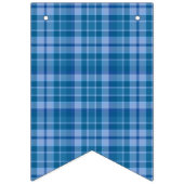 Blue Plaid C'est un garçon Baby shower Drapeau Bun (Deuxième drapeau)