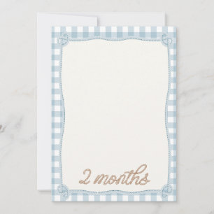 Blue Plaid Rodeo 2e maand Maandelijkse Kaart