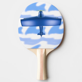 Blue Plane Aviation SkyBlue Cloud Ping Pong Paddle Tafeltennisbatje