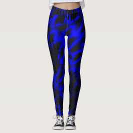 Blue Plasma Leggings