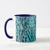 Blue plumage - cool feather design mok (Links)