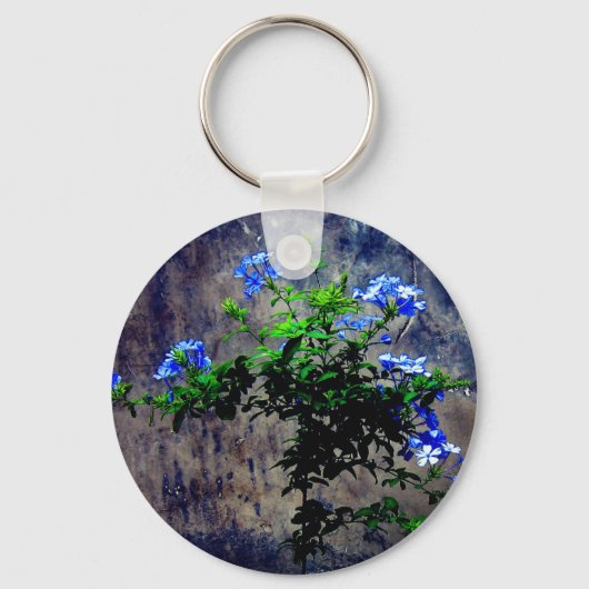 Blue Plumbago-ventilator Sleutelhanger (Voorkant)