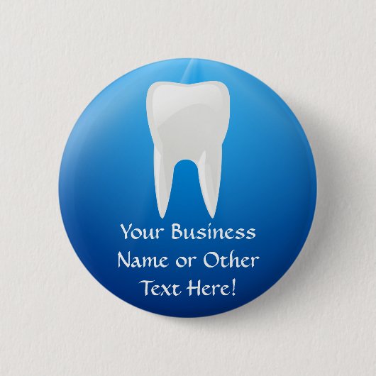 Blue Plunge Dental of Dentist Kantoor Button (Voorkant)