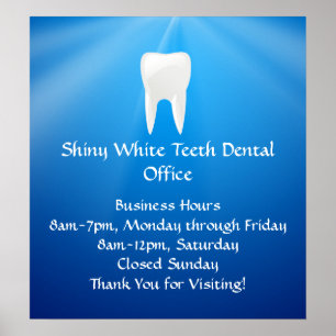 Blue Plunge Dental of Dentist Kantoor Poster