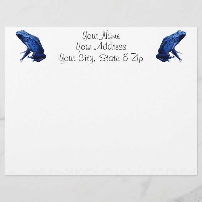 Blue Poison Dart Frog (Voorkant)