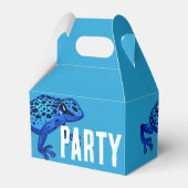 Blue Poison Dart Frog Gift Box Bedankdoosjes (Achterkant)