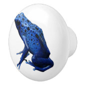 Blue Poison Dart Frog Keramische Knop (Rechts)
