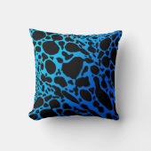 Blue Poison Dart Frog Kussen (Voorkant)