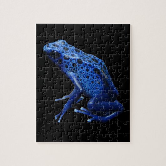 Blue Poison Dart Frog Legpuzzel (Verticaal)