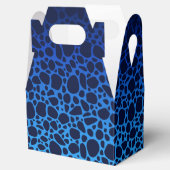 Blue Poison Dart Frog Pattern Gift Box Bedankdoosjes (Geopend)