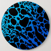 Blue Poison Dart Frog Ronde Button 6,0 Cm (Voorkant)