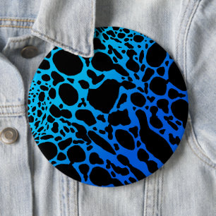 Blue Poison Dart Frog Ronde Button 6,0 Cm