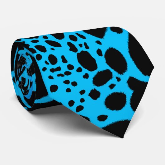 Blue Poison Dart Frog Stropdas (Opgerold)