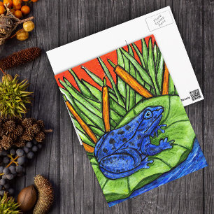 Blue Poison Frog Briefkaart