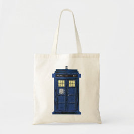 Blue Police Public Call Box - UK Time Travel 1 Tote Bag