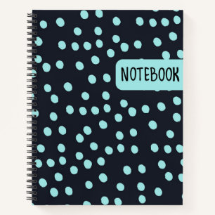 Blue Polka Dot Notitieboek
