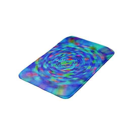 Blue Pond Ripple Badmat (Gekanteld)