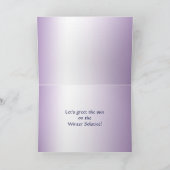 Blue Pond Winter Solstice Kaart (Binnen)