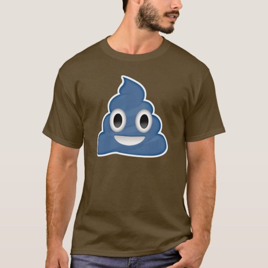 Blue Poo T-shirt (Voorkant)