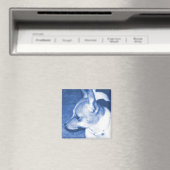 Blue Pop Art Chihuahua Magnet (In Situ (Lave-vaisselle))