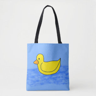 Blue Popcorn Anime Ducky Draagtas