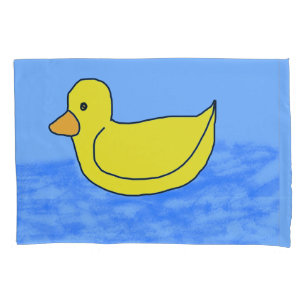 Blue Popcorn Anime Ducky Kussensloop