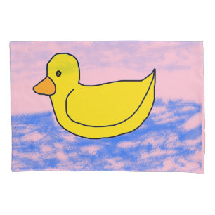Blue Popcorn Anime Ducky Kussensloop
