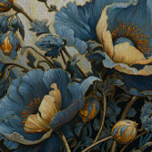  Blue Poppies Decoupage Tissuepapier