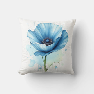Blue Poppy Sierkussen