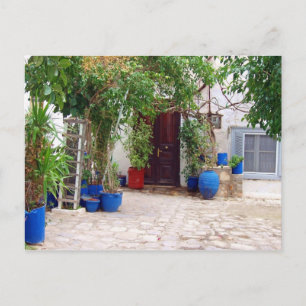 Blue Pottery Briefkaart