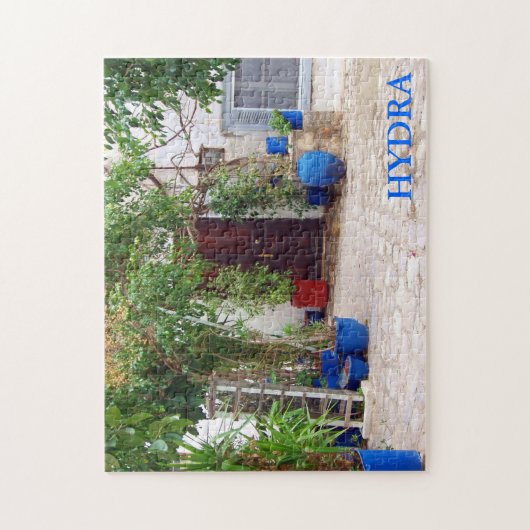 Blue Pottery Legpuzzel (Verticaal)