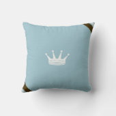 Blue Prince Crown Custom Baby Pillow Kussen (Achterkant)