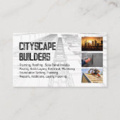 Blue Prints | Construction Contractors Visitekaartje (Voorkant)