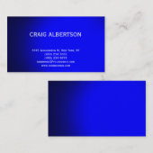 Blue Professional Consultant Visitekaartje (Voorkant / Achterkant)