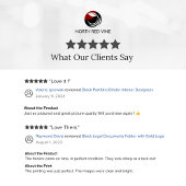 Blue Professional Luxe Logo Visitekaartje