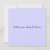 Blue Progression Modern Party Invitation (Dos)