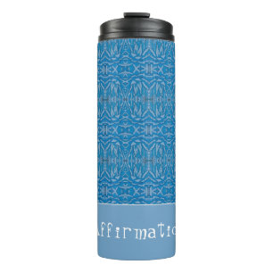 Blue Promotion Agave Affirmation Thermal Tumbler Thermosbeker