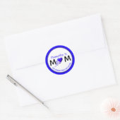 Blue Proverbs 31 mam Christelijk Ronde Sticker (Envelop)