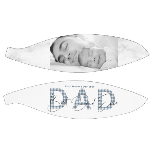 Blue Pset Best Paver Ever Foto First Fathers Day Basketbal (Panelen)