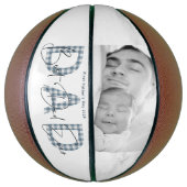 Blue Pset Best Paver Ever Foto First Fathers Day Basketbal (Verticaal)