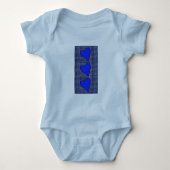 Blue Pset Heart Romper (Voorkant)