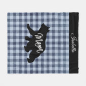 Blue Pset Mama - Beer Fleece Deken (Voorkant (Horizontaal))