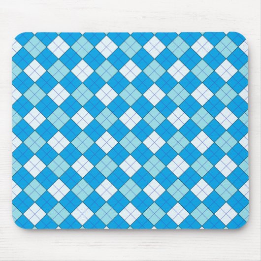 Blue Pset Mousepad Muismat (Voorkant)