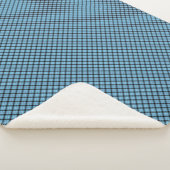 Blue Pset Sherpa Blanket Sherpa Deken (3/4)