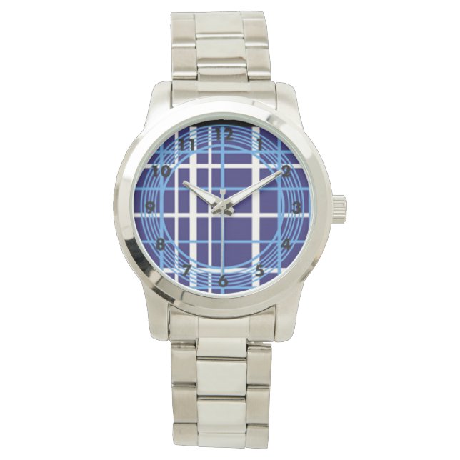Blue Pset Watch Horloge (Voorkant)